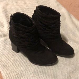Charlotte Russe heeled booties. Size 8